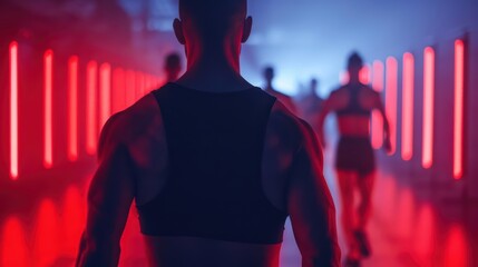 In a supernatural scene, a workout encompasses cardio and HIIT, pushing the limits with highintensity routines and innovative techniques