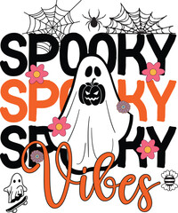 Halloween T-shirt Design, Halloween SVG Design, Ghost Design, Halloween Shirt, Halloween Cat Shirt, Retro Halloween shirt Design, Spooky Season, Funny Halloween, Hippie Shirt, Boo Shirt,