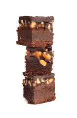 Nut Brownie, Homemade German Chocolate Cake, Chocolate Peanuts Cake, Brownie Square Piece