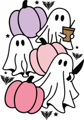 Halloween T-shirt Design, Halloween SVG Design, Ghost Design, Halloween Shirt, Halloween Cat Shirt, Retro Halloween shirt Design, Spooky Season, Funny Halloween, Hippie Shirt, Boo Shirt