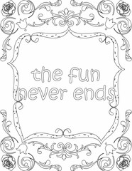 Printable floral coloring page for kids and adults with affirmation words for self talk and self care. it helps to succeed and struggle against life to enjoy the tough journey
