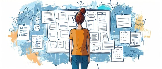 Person setting goals for recovery illustrating a proactive approach