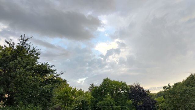 clouds in the sky
