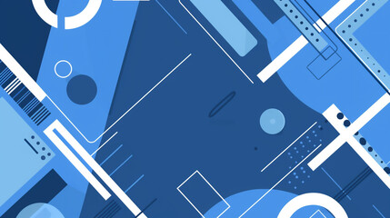 夏や海を思わせる、爽やかな青い色合いのアイキャッチ・タイトル用グラフィック