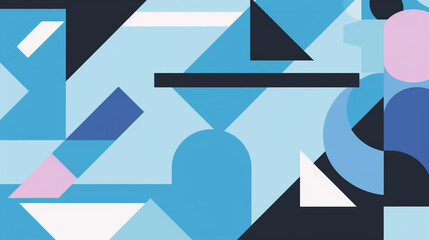 夏や海を思わせる、爽やかな青い色合いのアイキャッチ・タイトル用グラフィック