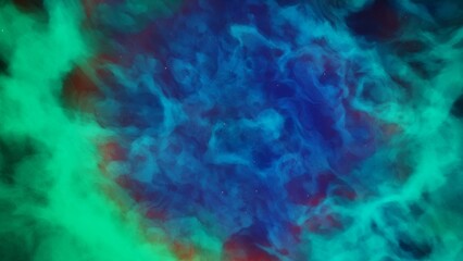 Illustration of a space cosmic background of supernova nebula and stars, glowing mysterious universe
