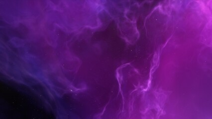 Illustration of a space cosmic background of supernova nebula and stars, glowing mysterious...