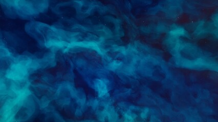 Illustration of a space cosmic background of supernova nebula and stars, glowing mysterious universe
