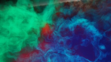 Illustration of a space cosmic background of supernova nebula and stars, glowing mysterious universe
