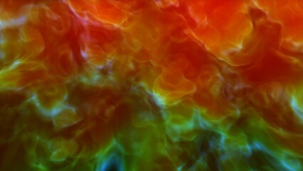 Illustration of a space cosmic background of supernova nebula and stars, glowing mysterious universe

