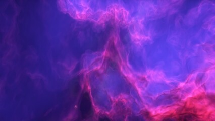 Illustration of a space cosmic background of supernova nebula and stars, glowing mysterious universe
