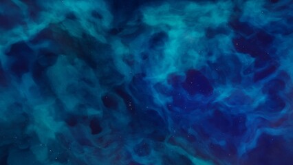 Illustration of a space cosmic background of supernova nebula and stars, glowing mysterious universe
