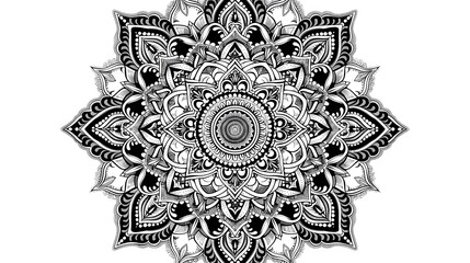 Intricate Mandala Patterns Suitable for Sticker Design and Shirt Graphic
