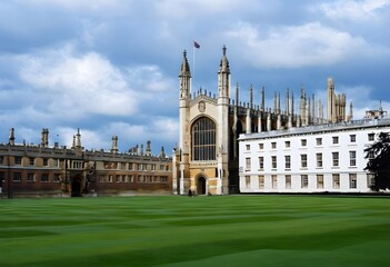 Fototapeta premium A view of Cambridge University