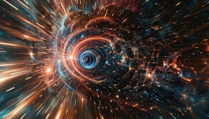 Dynamic journey through wormholes and starry vortexes