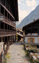 High mountain landscape in Piedmont,Italy.