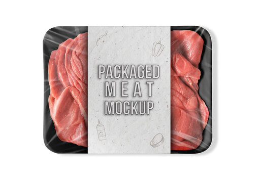 Packaged Meat Mockup
