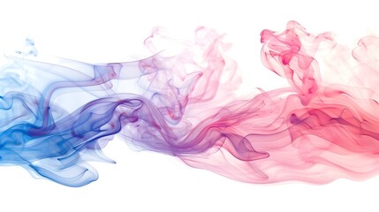 Obraz premium Vibrant Abstract Smoke Effect Design for Sticker or Apparel