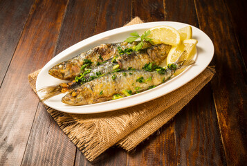 Sardinas a la plancha