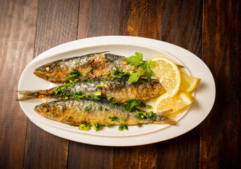 Sardinas a la plancha