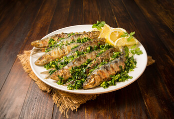 Sardinas a la plancha