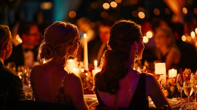 Elegant Charity Gala Dinner for Diabetes Research with Keynote Speaker and Guests