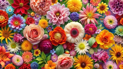 colorful flower background