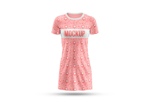 Cloth Dress Mockup - Front View