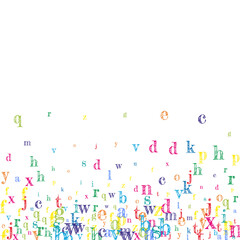 Concept of school background. Colorful childish