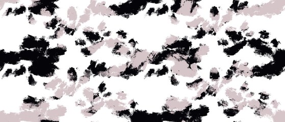 Seamless abstract textured pattern. Simple background black, pink, white texture. Digital brush strokes background. Designed for textile fabrics, wrapping paper, background, wallpaper, cover.