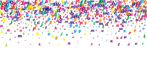 Concept of school background. Colorful childish