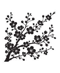 vector cherry blossom flowers vector art,graphics cherry blossom flowerss icons set,vintage illustration cherry blossom flowers clipart,vector cherry blossom flowerss flat style artwork design