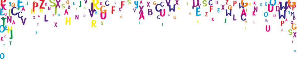 School notebook cover. Colorful childish floating