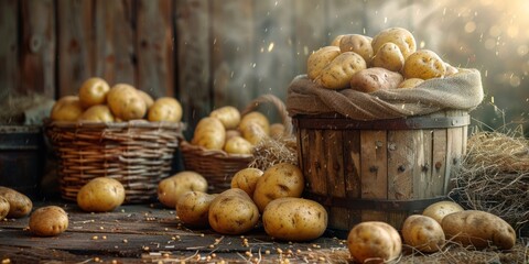 National Potato Day potatoes in various forms, September 19th