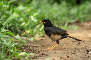 Obraz premium Black Devil Bird in Hawaii