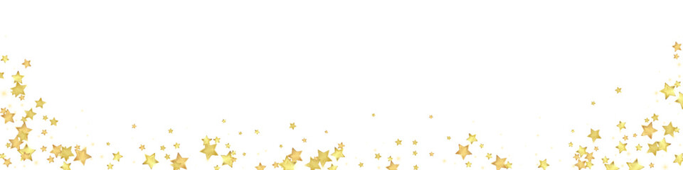 Magic stars vector overlay.  Gold stars scattered