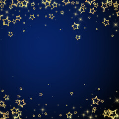 Christmas spirit. Scattered falling stars.