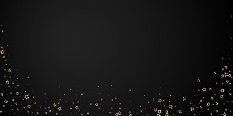 Christmas spirit. Scattered falling stars.