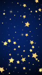 Magic stars vector overlay.  Gold stars scattered