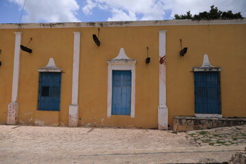 helchelchakan, campeche, mexico colonial architecture 