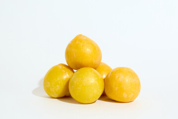 Yellow Plums Arranged