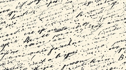 A vintage-style handwritten script carefully written on white paper, with dotted ink patterns adding character and historical depth to the document.
