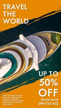 Travel Vacation Sales Discount Social Media Ads Slideshow
