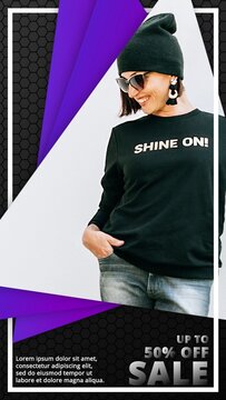 Fashion Clothing Sale Discount Advertisement Story Template