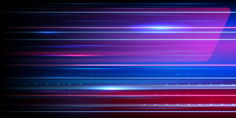 Modern abstract high-speed movement. Colorful dynamic motion on blue background. Movement technology pattern for banner or poster design background concept.