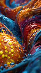 background with splashes