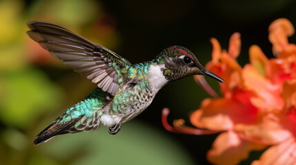 Naklejka premium Hummingbird in Flight