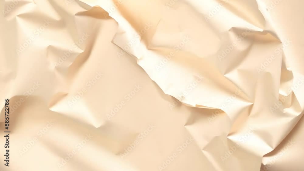 Poster animated crinkled paper texture loop generative ai