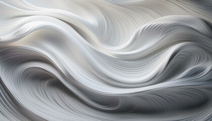 elegant curvy swirl waves background design with linen, light gray and pastel gray color