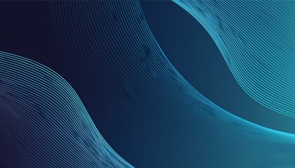 elegant dynamic header design with very dark blue, strong blue and dark turquoise colors. fluid curved flowing waves and curves